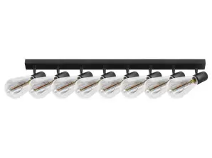 RIO SP 8. vegg- og taklampe. E27 maks. 8x60W. IP20. svart