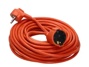 Einfachsteck-Gartenverlängerung Schuko. PVC 3x1,5mm?. Länge 50m