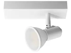 RIO SP 1. Wand- und Deckenleuchte. GU10 max. 60W. IP20. weiß