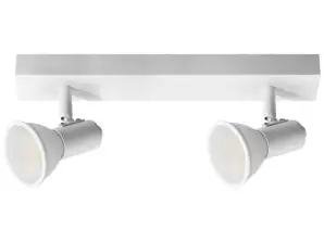 RIO SP 2. fali és mennyezeti lámpatest. GU10 max. 2x60W. IP20. fehér
