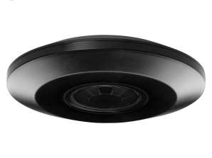 Bevegelsessensor 360° IP20. 2000W. ultratynn 2,5cm. svart