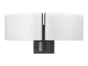 TOS DUO LED 2x20W double projecteur de jardin. 2x1600lm. IP65. 4000K. PIÈCE gris