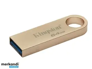 Kingston DataTraveler 64 Go 220 Mo/s Métal USB 3.2 Gen 1 SE9 G3 DTSE9G3/64 Go