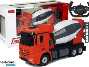 Voiture R/C Mercedes Benz Arocs Rastar 1:14 Rouge avec télécommande