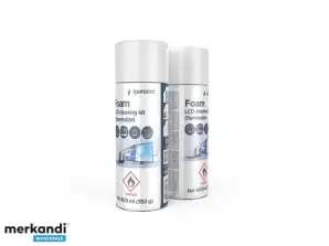Gembird Kit de nettoyage en mousse LCD 400 ml inflammable CK LCD 08