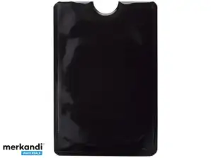 Porte-cartes de crédit RFID pour smartphones avec fixation adhésive Noir