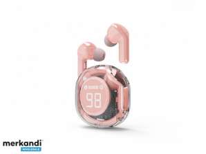 Gembird Transparent TWS En Oreilles Rose TWST 01 PK