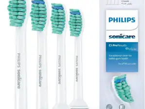 Philips Sonicare ProResults Testina per spazzolino elettrico sonico standard Confezione da 4 bianchi (modello HX6014/07)