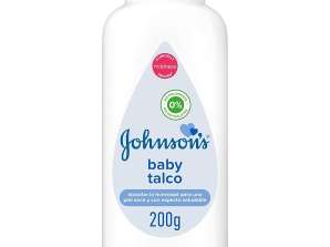 Talco para bebé Johnson's 200g – Cuidado suave para la piel del bebé