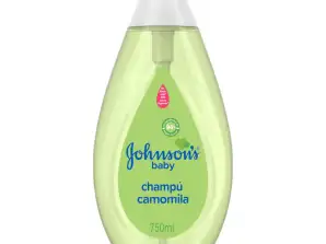 Shampoo Johnson's Camomile 750 ml con dispensador – Suavidad para el cabello del bebé
