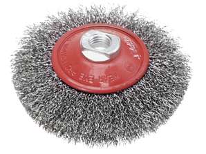 Brosse en métal coudée
