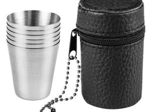 Reisegläser 6 Stück. Tasche