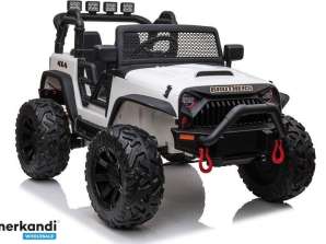 Jeep JC666 Batteridrevet Bil Hvit