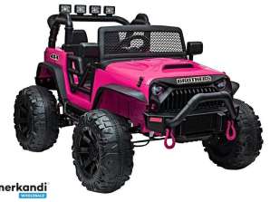 Batteridrevet bil Jeep JC666 Rosa malt