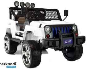 Bil for batteri S2388 Jeep Hvit 4x45W