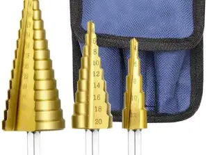 Tapered Drill Bit Set - 3pcs