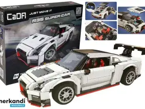 Sports car made of bricks 1322 pieces