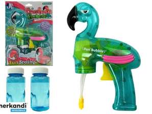Flamingo mavi sabun köpüğü tabancası
