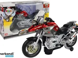 Motorna kolesa Baterijske luči Glasba Rdeča