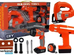 DIY Kit Drill Jigsaw Μπαταρία Φακός 12 τεμ.