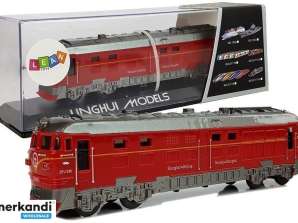 Pendolino Locomotief Trein met Gedreven Licht en Geluid Rood