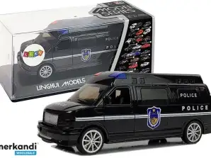 Polizeiauto zum Nachziehen mit Licht und Ton
