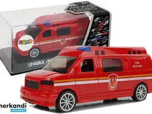 Feuerwehrauto mit Nachziehfunktion mit Licht und Sound