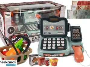 Cash Register Shop Kit with Microphone. Sound. Terminal