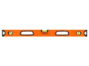 Niveau en aluminium avec poignée  3 vésicule  aimant  surface inférieure usinée  80 cm