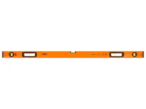 Aluminium Wasserwaage S 400. 3 libellen. 2 griffe. 120 cm