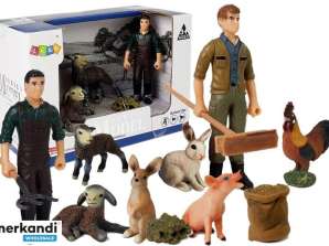 Farm Pets Farmer Figur Sett