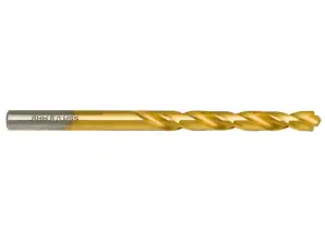 Trapano per metalli Baildon DIN 338 RN 5 mm. HSS TiN S . 86 52 mm attacco 3 superfici