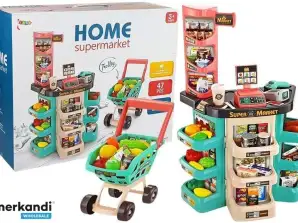 NEL 7119 Komplekts lielveikala iepirkumu grozu skalas karšu lasītāja skeneris