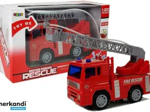Fire Truck Fire Brigade with Battery Ladder with Water 1:20