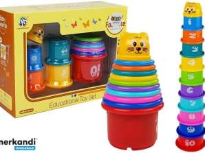 Piramide Baby Cups met Kitten Patronen