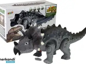 Triceratops Batteridrevet Dinosaur Grå