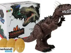 Brown Dinosaur Battery Operated Moves with Sound Projector