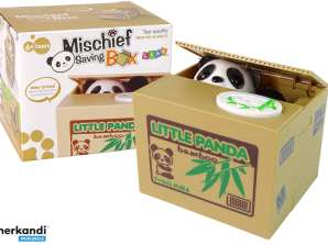 Spaarvarken Panda leren om bamboe te redden