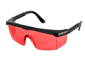 Lunettes améliorant la visibilité des lasers rouges