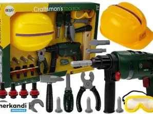 DIY Kit Batterij Boor Veiligheidsbril Helm