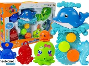 Badeset Delfin Meerestiere Plastik Wasserfall
