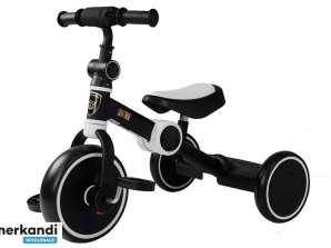 Tricikel Pedal Bike Balance Black & White