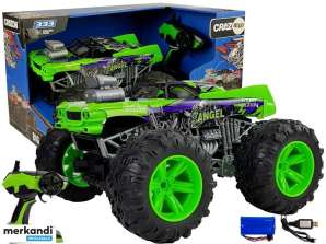 Off-Road Auto Op afstand Bediend 1:14 2.4G RC Groene Grote Wielen