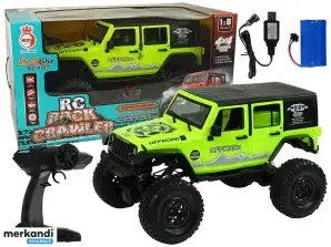 Voiture tout-terrain Rock Crawler 2.4GHz Vert 4x4 Amortisseurs