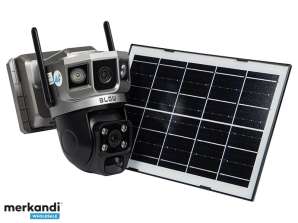 78 666 # Blow Camera 4G PTZ 6MP H 396 AOV Duallens Solar avec batterie