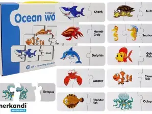 Puzzle educativo Ocean World Puzzle 10 collegamenti
