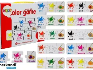 Puzzle educativo Colori Inglese 10 collegamenti