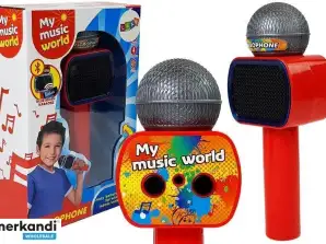 Kindermikrofon Wireless Karaoke Bluetooth Lautsprecher Rot