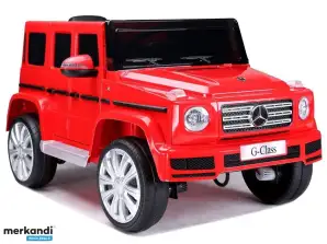 Mercedes G500 baterie auto červená