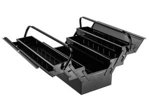 Werkzeugkoffer 43 x 20 x 22,1 cm. aus Metall